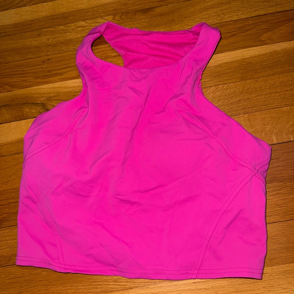 Vibrant Pink Racerback Tank Top
